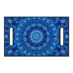 Blue Crystal Kaleidoscope Print Golf Cart Seat Cover