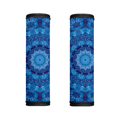 Blue Crystal Kaleidoscope Print Handle Covers