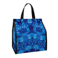 Blue Crystal Kaleidoscope Print Insulated Lunch Tote