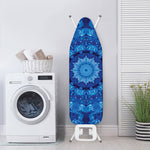 Blue Crystal Kaleidoscope Print Ironing Board Cover