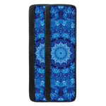 Blue Crystal Kaleidoscope Print Refrigerator Handle Covers