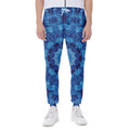 Blue Crystal Kaleidoscope Print Joggers