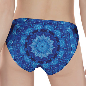 Blue Crystal Kaleidoscope Print Women's Panties