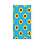 Blue Cute Sunflower Pattern Print Baby Crib Sheet