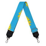 Blue Cute Sunflower Pattern Print Bag Strap