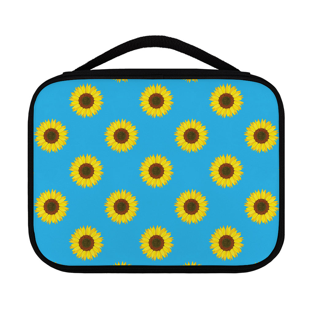 Blue Cute Sunflower Pattern Print Classic Bible Case