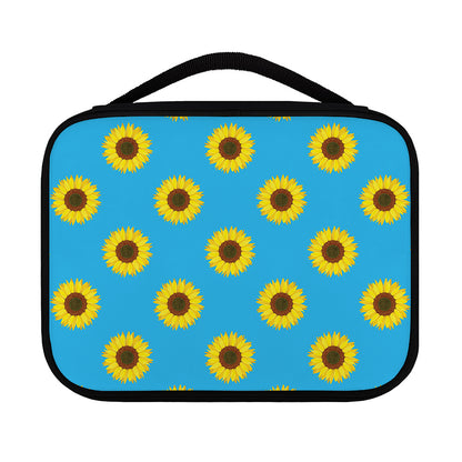Blue Cute Sunflower Pattern Print Classic Bible Case