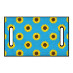Blue Cute Sunflower Pattern Print Golf Cart Seat Cover