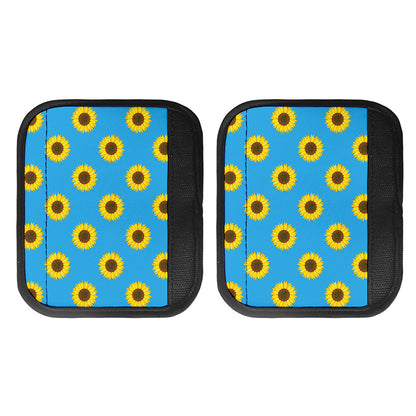 Blue Cute Sunflower Pattern Print Handle Covers