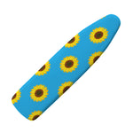 Blue Cute Sunflower Pattern Print Ironing Board Cover