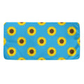 Blue Cute Sunflower Pattern Print Towel