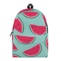 Blue Cute Watermelon Pattern Print School Backpack