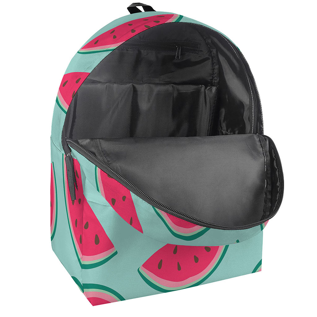 Blue Cute Watermelon Pattern Print Backpack