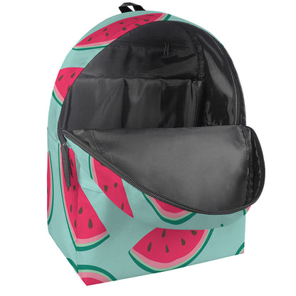 Blue Cute Watermelon Pattern Print Backpack