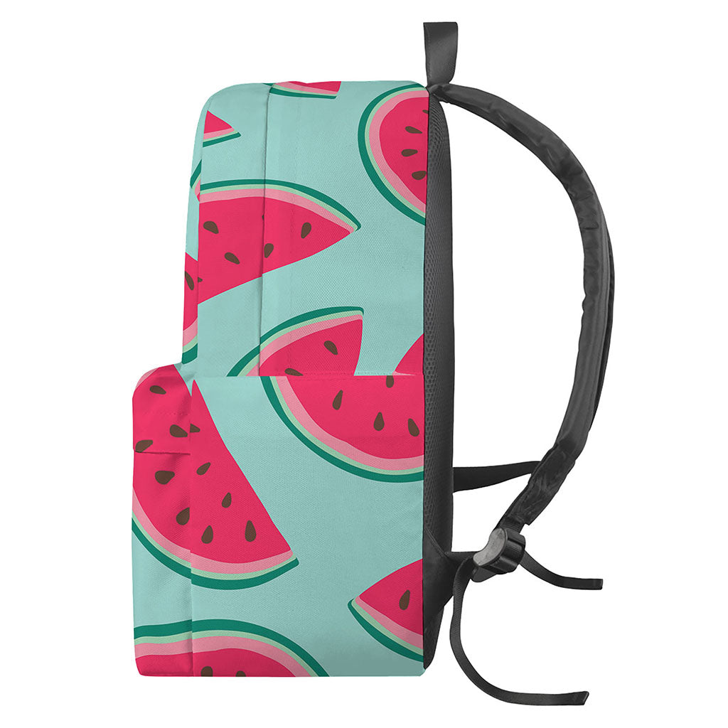 Blue Cute Watermelon Pattern Print Backpack
