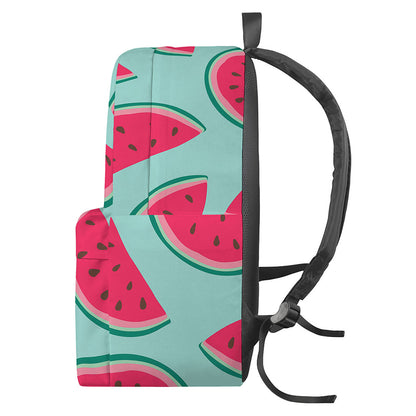 Blue Cute Watermelon Pattern Print Backpack