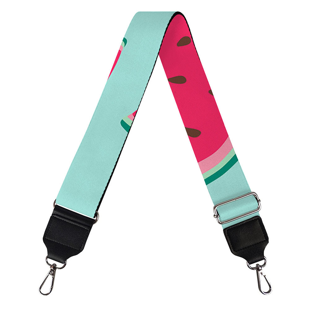 Blue Cute Watermelon Pattern Print Bag Strap
