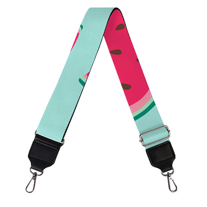 Blue Cute Watermelon Pattern Print Bag Strap