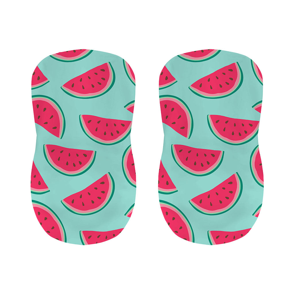 Blue Cute Watermelon Pattern Print Bar Stool Covers