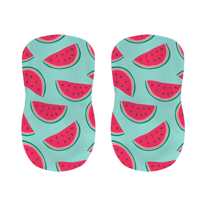 Blue Cute Watermelon Pattern Print Bar Stool Covers