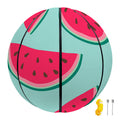 Blue Cute Watermelon Pattern Print Basketball