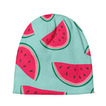 Blue Cute Watermelon Pattern Print Beanie