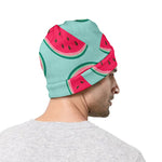 Blue Cute Watermelon Pattern Print Beanie