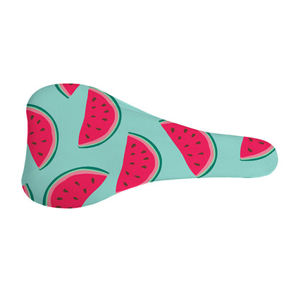 Blue Cute Watermelon Pattern Print Bicycle Seat Cover