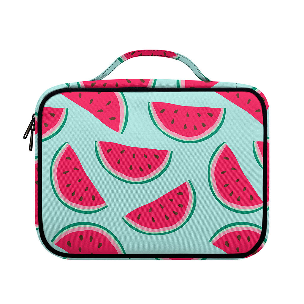 Blue Cute Watermelon Pattern Print Briefcase Bible Bag