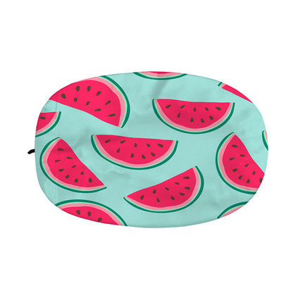 Blue Cute Watermelon Pattern Print Car Side Mirror Covers