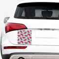 Blue Cute Watermelon Pattern Print Car Sticker