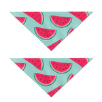 Blue Cute Watermelon Pattern Print Dog Bandana