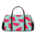 Blue Cute Watermelon Pattern Print Duffel Bag