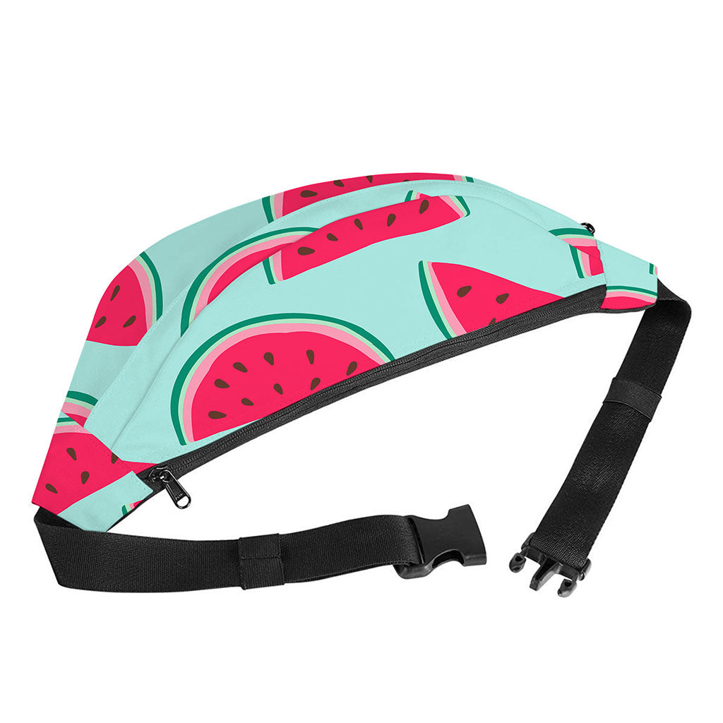 Blue Cute Watermelon Pattern Print Fanny Pack