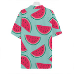 Blue Cute Watermelon Pattern Print Hawaiian Shirt