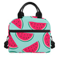 Blue Cute Watermelon Pattern Print Insulated Lunch Bag
