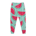 Blue Cute Watermelon Pattern Print Jogger Pants