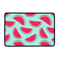 Blue Cute Watermelon Pattern Print Kitchen Mat