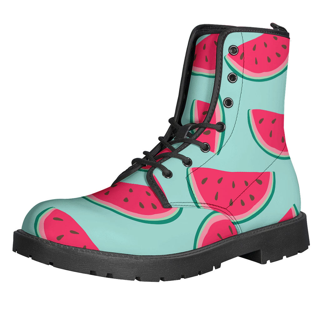 Blue Cute Watermelon Pattern Print Backpack