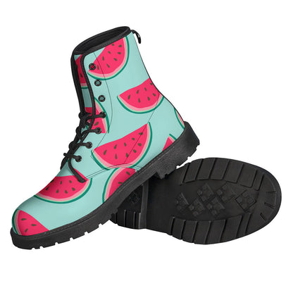 Blue Cute Watermelon Pattern Print Backpack