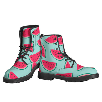 Blue Cute Watermelon Pattern Print Backpack