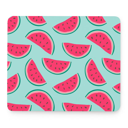 Blue Cute Watermelon Pattern Print Mouse Pad
