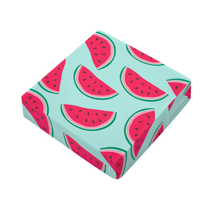 Blue Cute Watermelon Pattern Print Outdoor Seat Cushion Cover