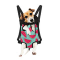Blue Cute Watermelon Pattern Print Pet Carrier Backpack