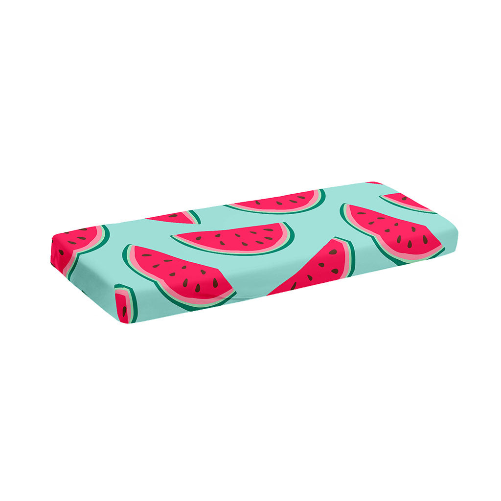 Blue Cute Watermelon Pattern Print Piano Keyboard Cover