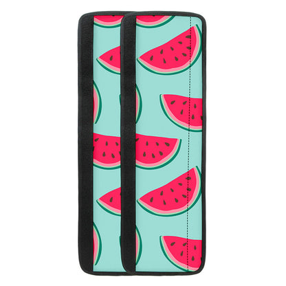 Blue Cute Watermelon Pattern Print Refrigerator Handle Covers