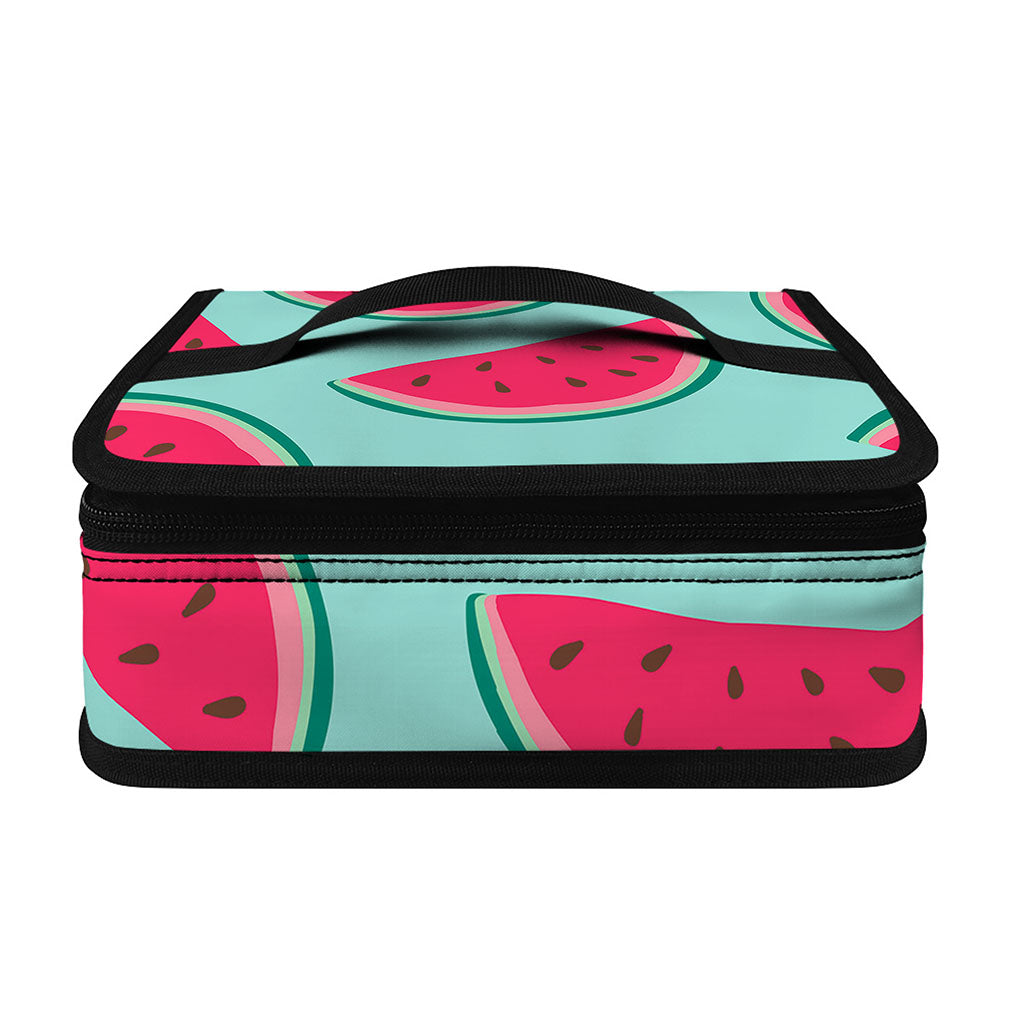 Blue Cute Watermelon Pattern Print Small Lunch Bag
