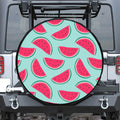 Blue Cute Watermelon Pattern Print Tire Cover