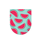 Blue Cute Watermelon Pattern Print Toilet Lid Cover