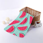 Blue Cute Watermelon Pattern Print Towel